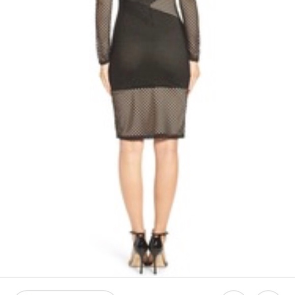 COPY - BCBG Maxazria Jorden Mesh BodyCon - Picture 3 of 6
